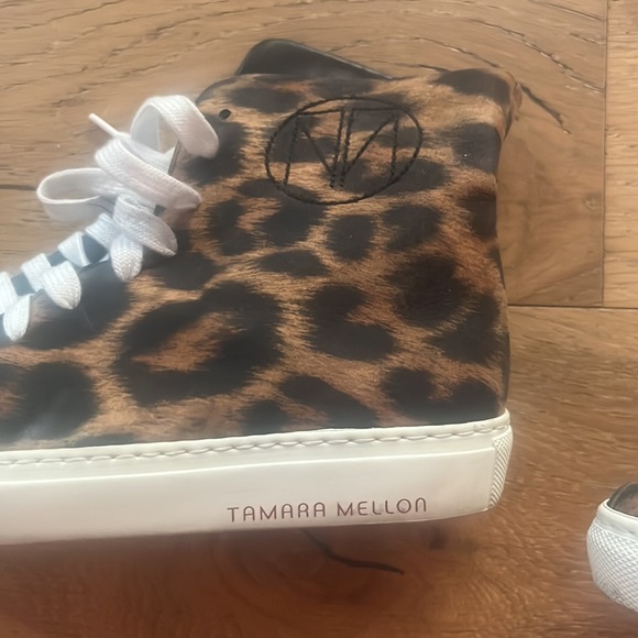 Tamara Mellon Leopard High Tops - Picture 3 of 6